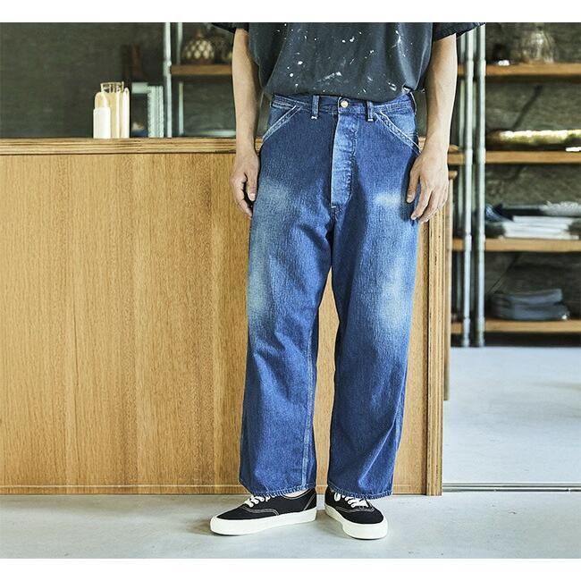orslow オアスロウ WIDE FIT 30'S PAINTER PANTS DENIM USED ワイドフィット 30'S ペインターパンツ デニム ユーズド 01-5126-95 |  | 01