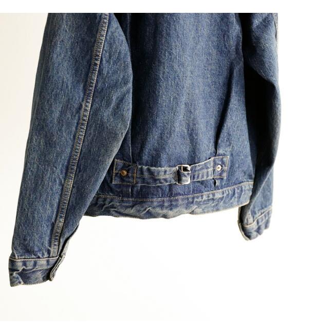 orslow オアスロウ TYPE1 PLEATED FRONT BLOUSE 2YEAR WASH デニムジャケット 03-6011-84の画像