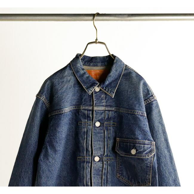 orslow オアスロウ TYPE1 PLEATED FRONT BLOUSE 2YEAR WASH デニム