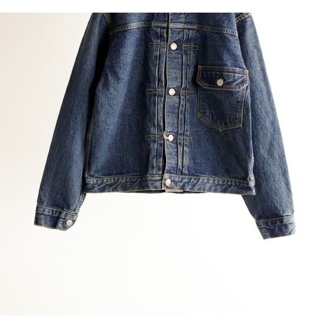 orslow オアスロウ TYPE1 PLEATED FRONT BLOUSE 2YEAR WASH デニムジャケット 03-6011-84の画像