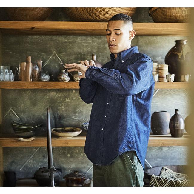 orslow オアスロウ 01-8112-81 STANDARD BUTTON DOWN SHIRT ONE WASH スタンダードボタンダウンシャツ ワンウォッシュ |  | 01