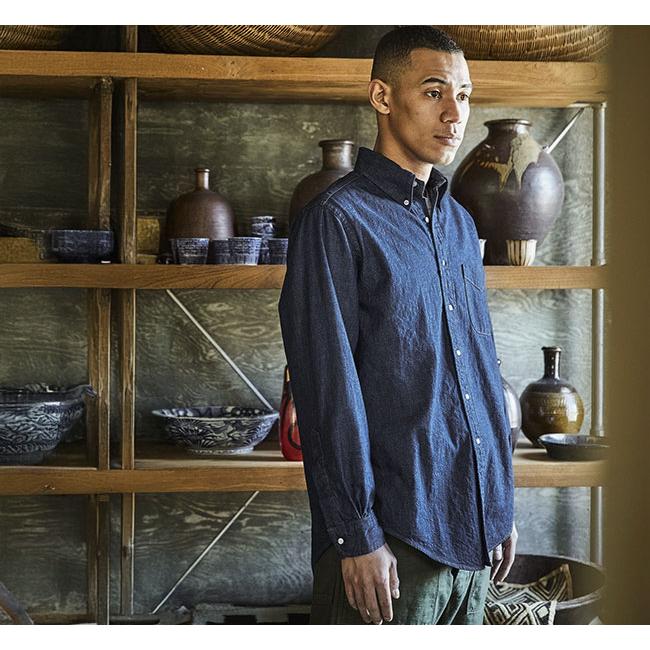 orslow オアスロウ 01-8112-81 STANDARD BUTTON DOWN SHIRT ONE WASH スタンダードボタンダウンシャツ ワンウォッシュ |  | 02