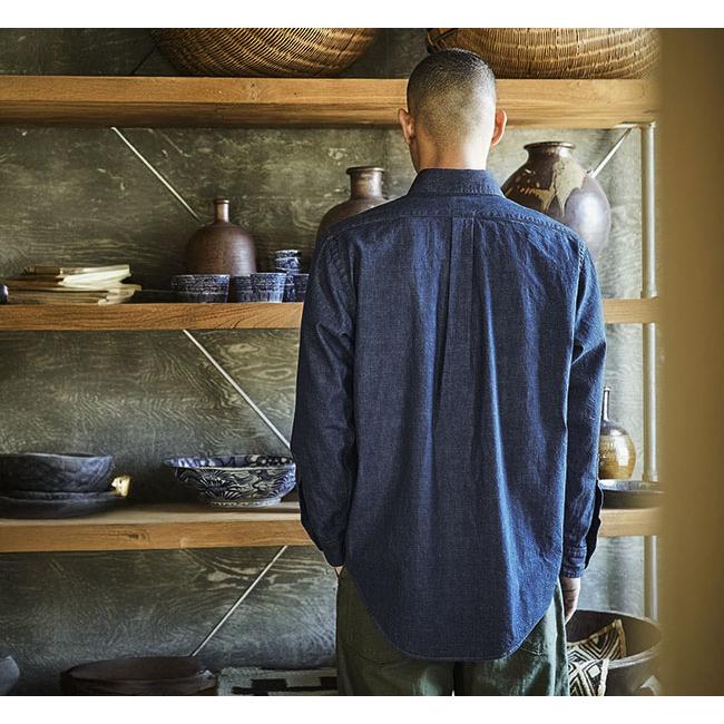 orslow オアスロウ 01-8112-81 STANDARD BUTTON DOWN SHIRT ONE WASH スタンダードボタンダウンシャツ ワンウォッシュ |  | 03
