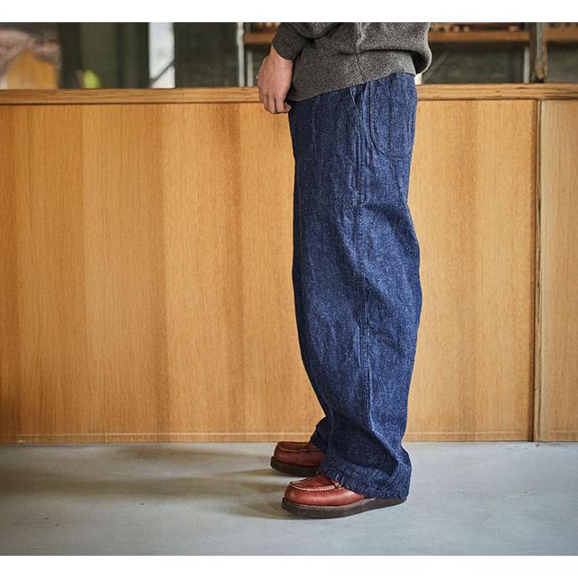 orslow オアスロウ 01-V5130-81 WIDE FIT US NAVY DENIM UTILITY PANTS ONE WASH ワイドフィット US NAVY デニム ユーティリティーパンツ ワンウォッシュ |  | 02