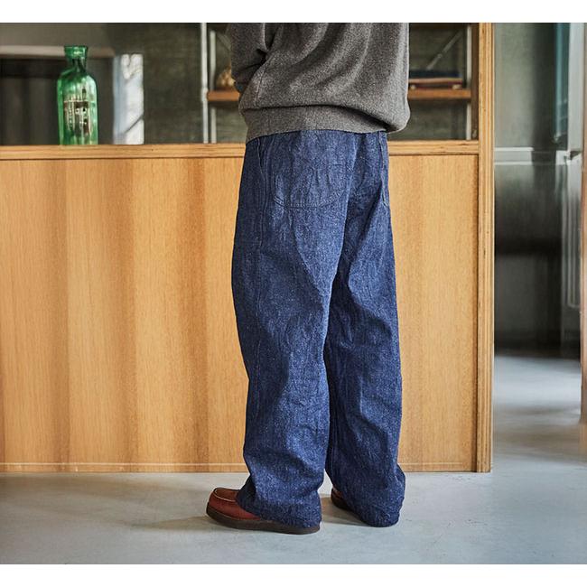 orslow オアスロウ 01-V5130-81 WIDE FIT US NAVY DENIM UTILITY PANTS ONE WASH ワイドフィット US NAVY デニム ユーティリティーパンツ ワンウォッシュ |  | 03