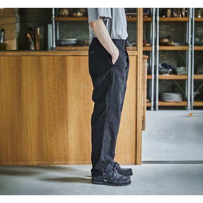 orslow オアスロウ 03-5000-61 FRENCH WORK PANTS BLACK フレンチワークパンツ ブラック |  | 02