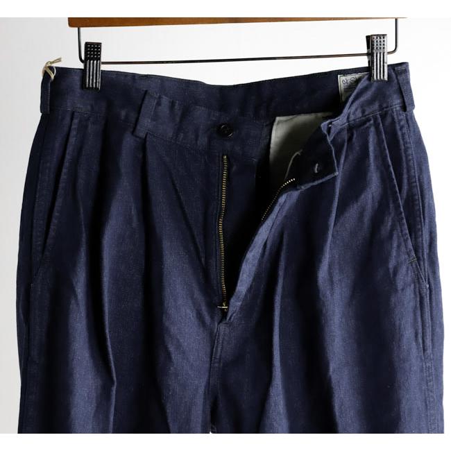 orslow オアスロウ 03-5021-A81 ツータック デニムワイドトラウザーズ TWO TUCK WIDE TROUSERS DENIM ONE WASH |  | 05