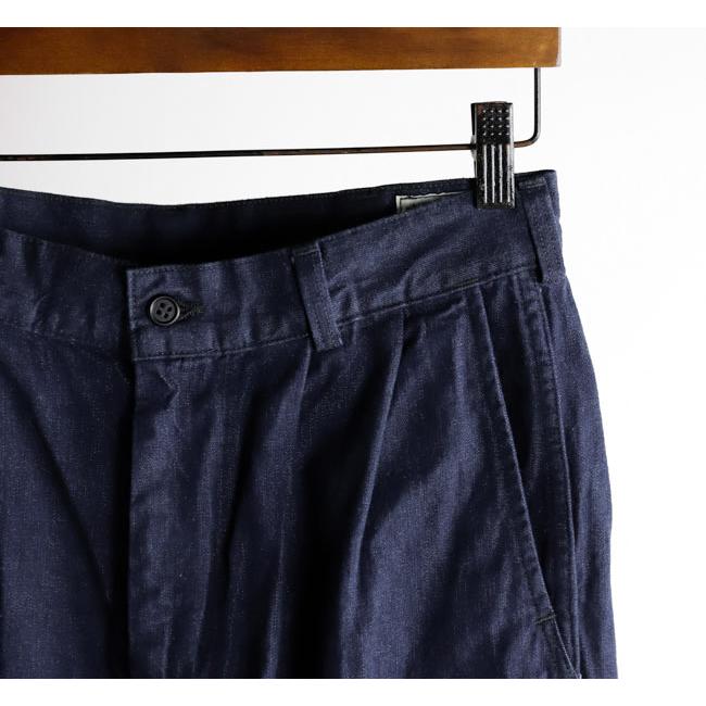 orslow オアスロウ 03-5021-A81 ツータック デニムワイドトラウザーズ TWO TUCK WIDE TROUSERS DENIM ONE WASH |  | 06
