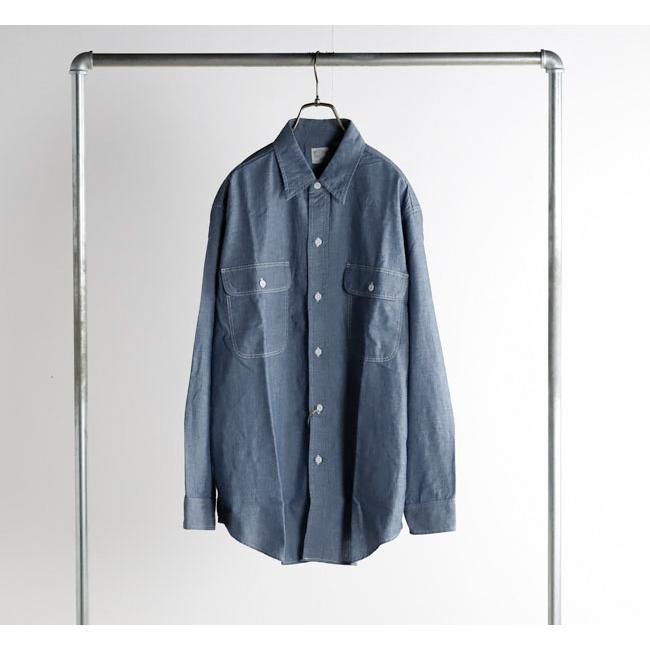 orslow オアスロウ 01-8064-84 シャンブレーワークシャツ CHAMBRAY WORK SHIRT |  | 03