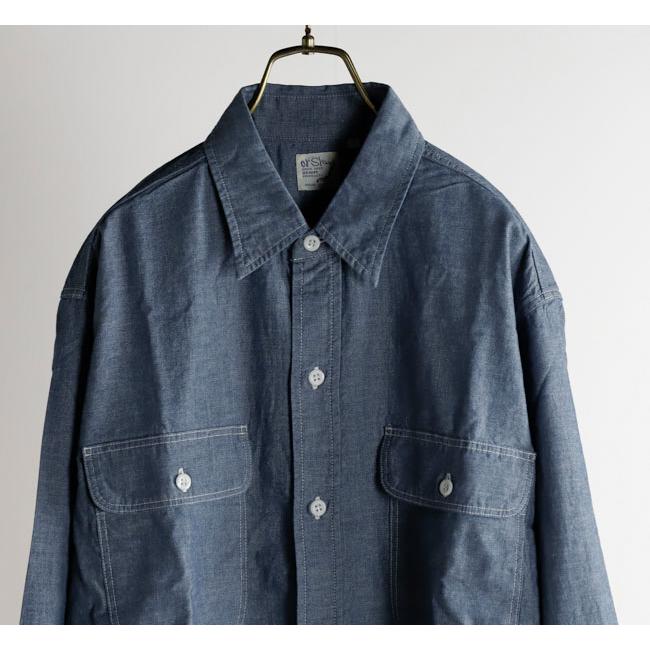 orslow オアスロウ 01-8064-84 シャンブレーワークシャツ CHAMBRAY WORK SHIRT |  | 04