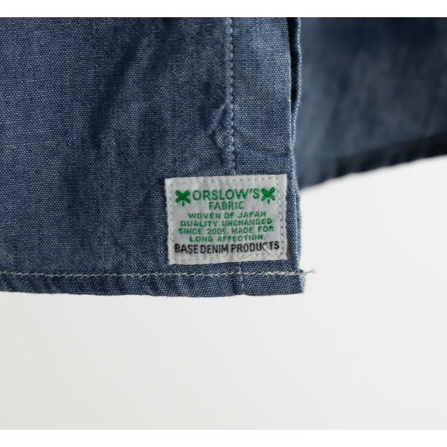orslow オアスロウ 01-8064-84 シャンブレーワークシャツ CHAMBRAY WORK SHIRT |  | 09