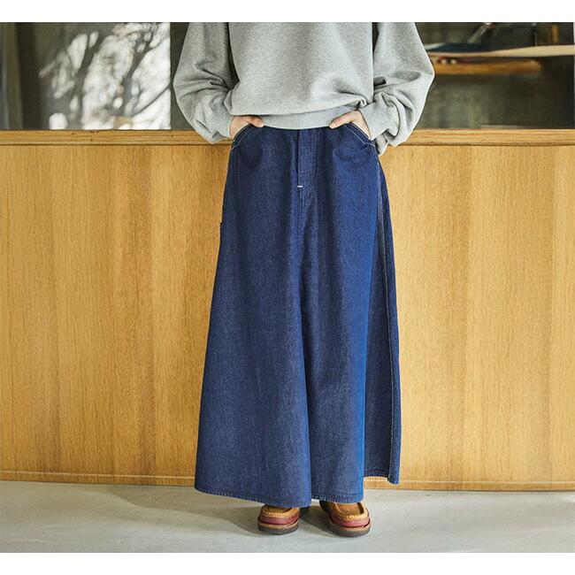orslow オアスロウ 00-4127-81 デニムペインターロングスカート ワンウォッシュ DENIM PAINTER LONG SKIRT ONE WASH | 