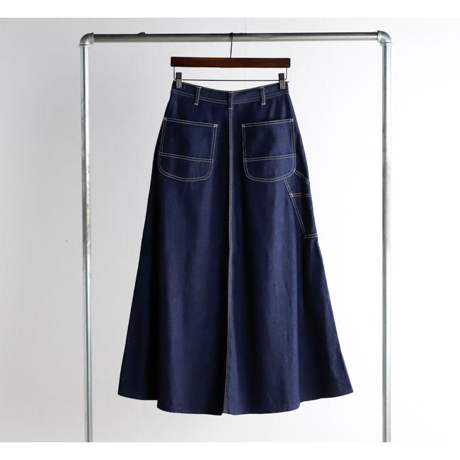 orslow オアスロウ 00-4127-81 デニムペインターロングスカート ワンウォッシュ DENIM PAINTER LONG SKIRT ONE WASH |  | 08