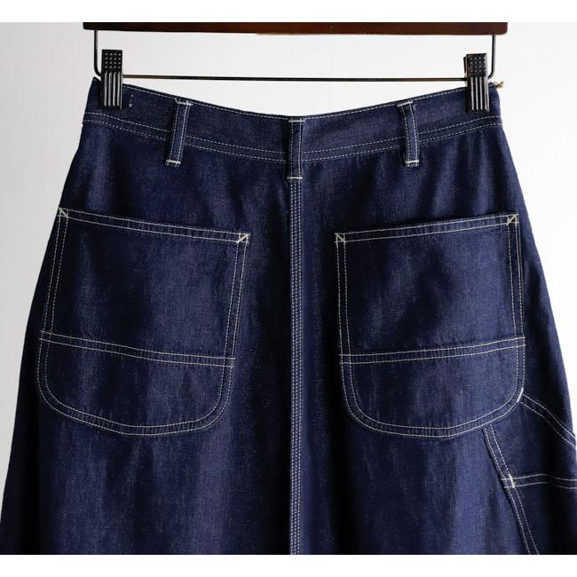 orslow オアスロウ 00-4127-81 デニムペインターロングスカート ワンウォッシュ DENIM PAINTER LONG SKIRT ONE WASH |  | 09