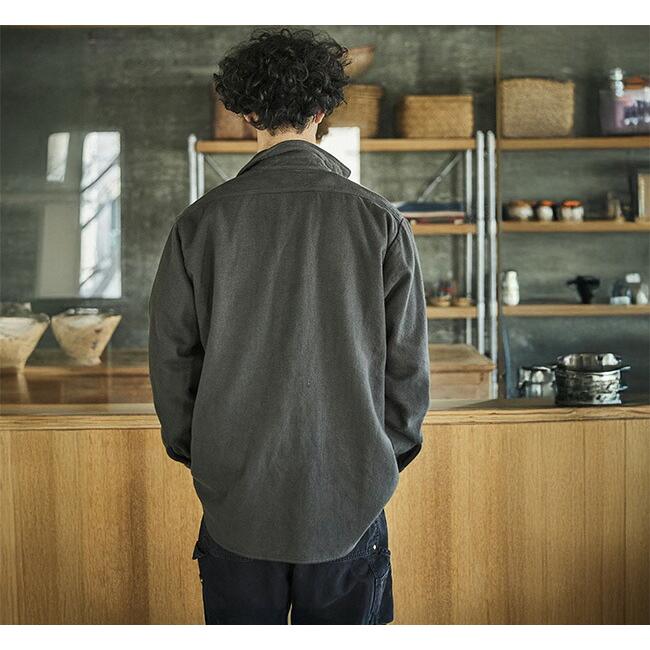 orslow オアスロウ 01-V8072-52 リラックスフィット フランネルシャツ コーヒーブラウン RELAX FIT FLANNEL SHIRT COFFEEBROWN |  | 02