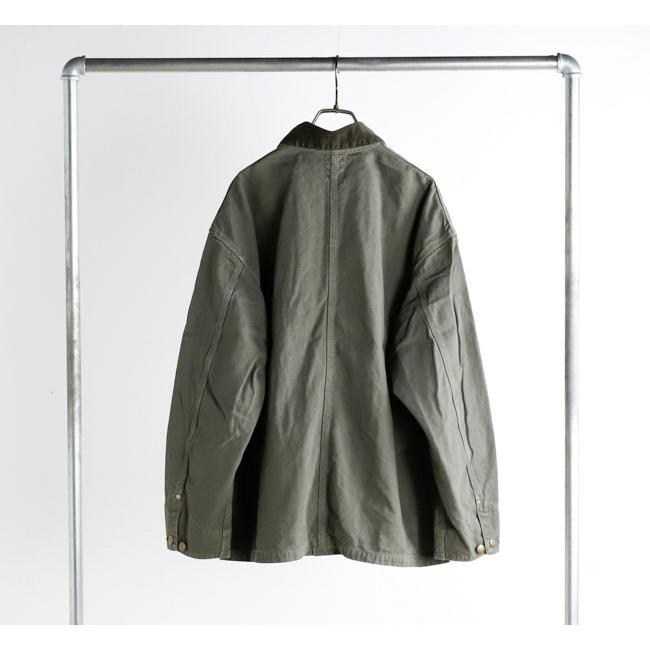 orslow オアスロウ 01-6034-76S RELAX FIT OXFORD COVERALL ARMY GREEN カバーオール |  | 13