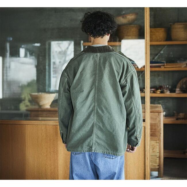orslow オアスロウ 01-6034-76S RELAX FIT OXFORD COVERALL ARMY GREEN