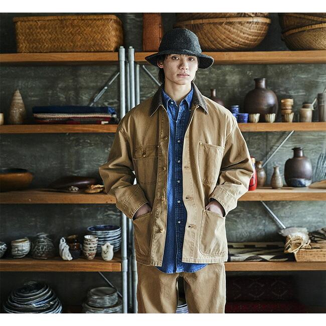 orslow オアスロウ 01-6034-53S RELAX FIT OXFORD COVERALL BROWN カバーオール | 