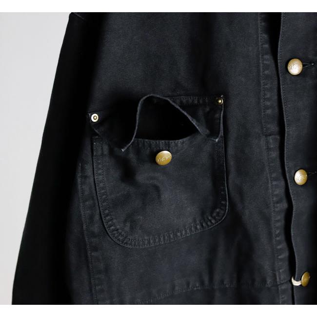 orslow オアスロウ 01-6034-61S RELAX FIT OXFORD COVERALL BLACK