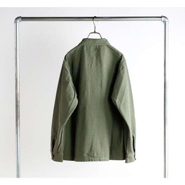 orslow オアスロウ 03-8045-216 USアーミーファティーグシャツ US ARMY FATIGUE SHIRT GREEN USED |  | 12