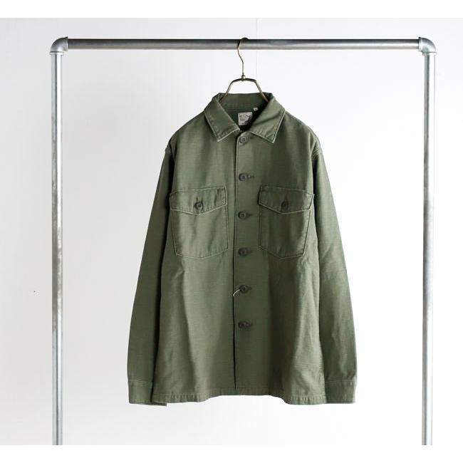 orslow オアスロウ 03-8045-216 USアーミーファティーグシャツ US ARMY FATIGUE SHIRT GREEN USED |  | 03