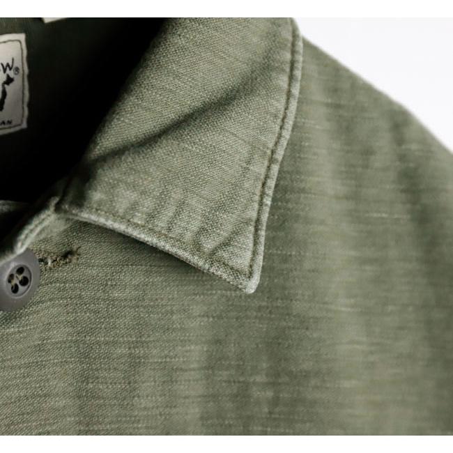 orslow オアスロウ 03-8045-216 USアーミーファティーグシャツ US ARMY FATIGUE SHIRT GREEN USED |  | 06