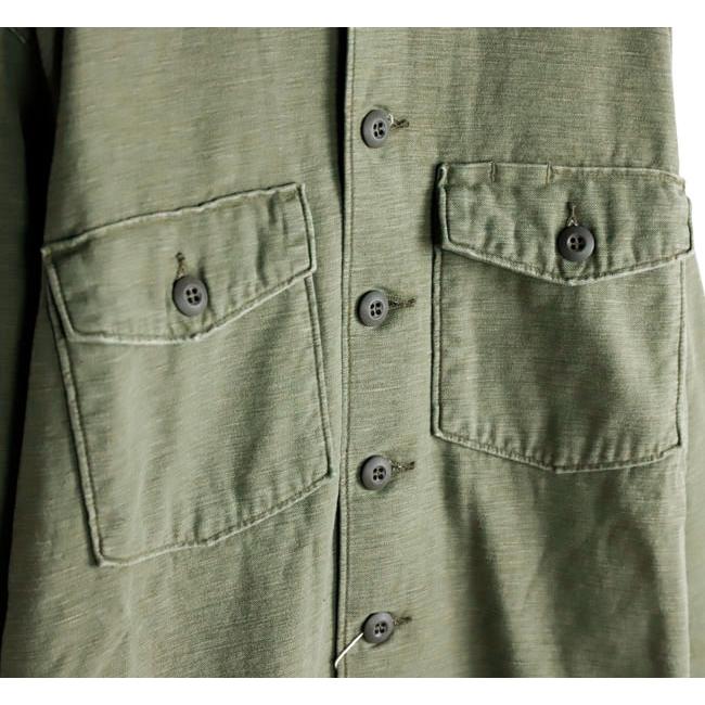 orslow オアスロウ 03-8045-216 USアーミーファティーグシャツ US ARMY FATIGUE SHIRT GREEN USED |  | 07