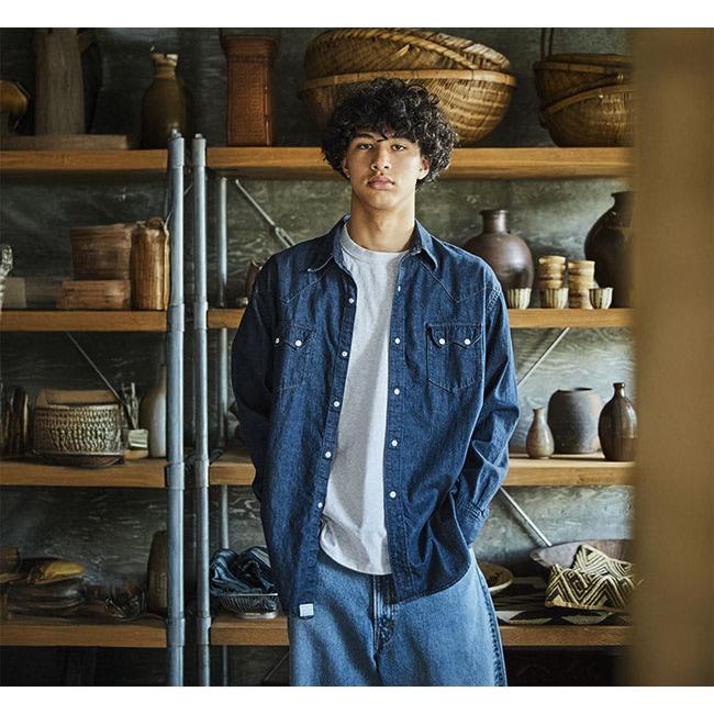 orslow オアスロウ 01-8124-81 デニムウエスタンシャツ DENIM WESTERN SHIRT |  | 01