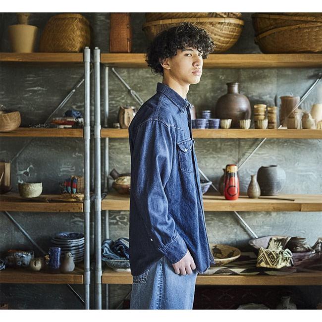 orslow オアスロウ 01-8124-81 デニムウエスタンシャツ DENIM WESTERN SHIRT |  | 02
