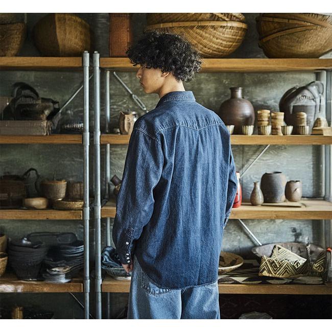 orslow オアスロウ 01-8124-81 デニムウエスタンシャツ DENIM WESTERN SHIRT |  | 03