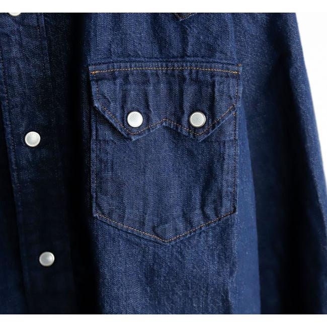 orslow オアスロウ 01-8124-81 デニムウエスタンシャツ DENIM WESTERN SHIRT |  | 07