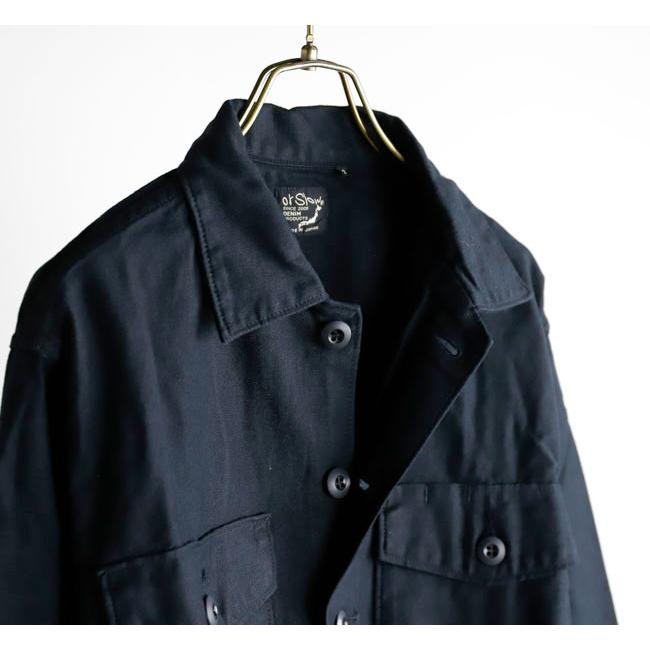 orslow オアスロウ 03-8045-J61 U.S ARMY FATIGUE SHIRT BLACK ファティーグシャツジャケット ブラック |  | 06