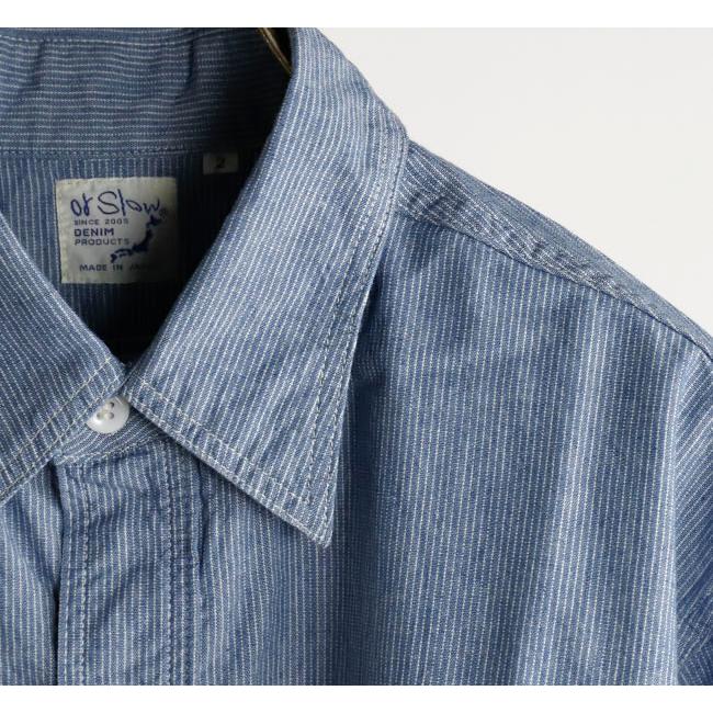 orslow オアスロウ 01-8270-181 RELAX FIT STRIPE CHAMBRAY WORK SHIRT
