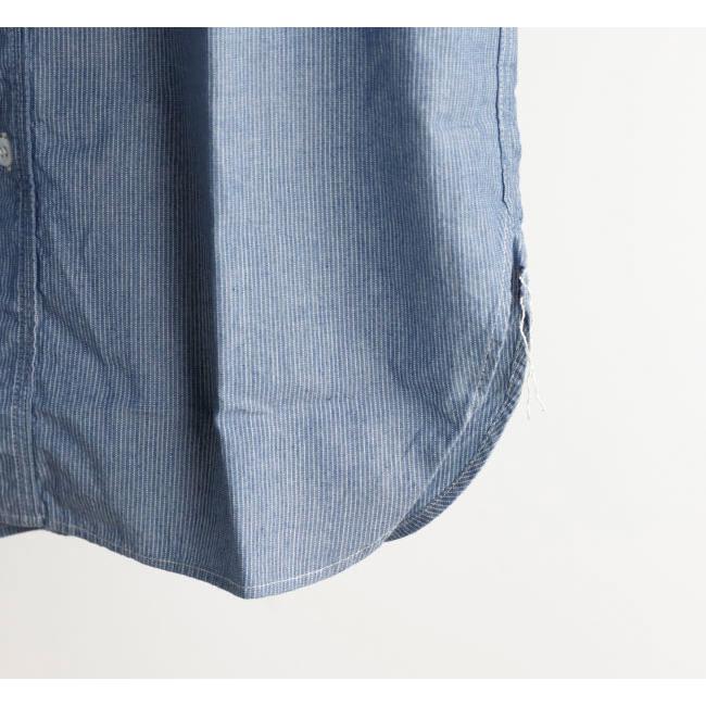 orslow オアスロウ 01-8270-181 RELAX FIT STRIPE CHAMBRAY WORK SHIRT