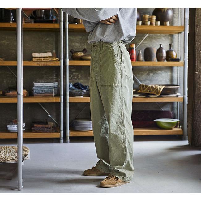 orslow オアスロウ 01-5103-M16 ヘリンボーン サマー ファティーグパンツ HERRINGBONE SUMMER FATIGUE PANTS GREEN |  | 01
