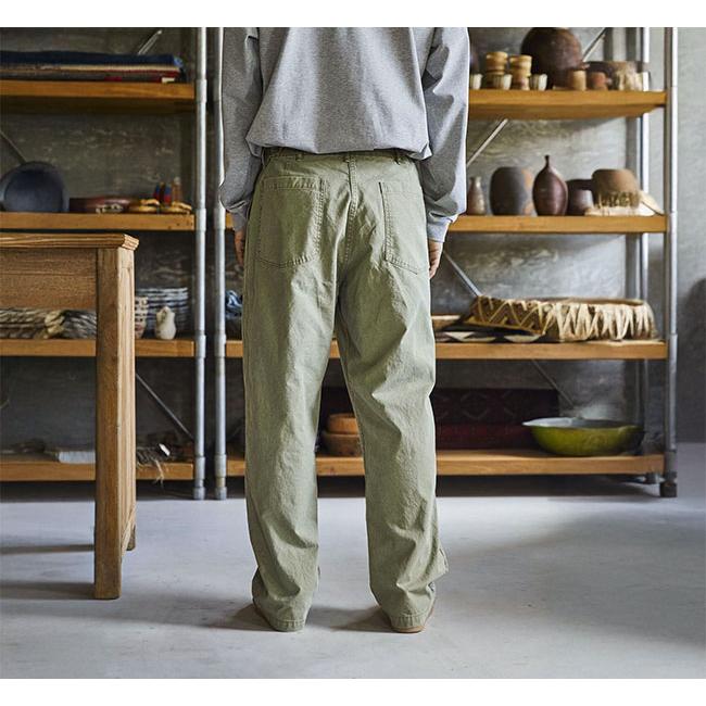 orslow オアスロウ 01-5103-M16 ヘリンボーン サマー ファティーグパンツ HERRINGBONE SUMMER FATIGUE PANTS GREEN |  | 02