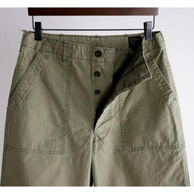 orslow オアスロウ 01-5103-M16 ヘリンボーン サマー ファティーグパンツ HERRINGBONE SUMMER FATIGUE PANTS GREEN |  | 05