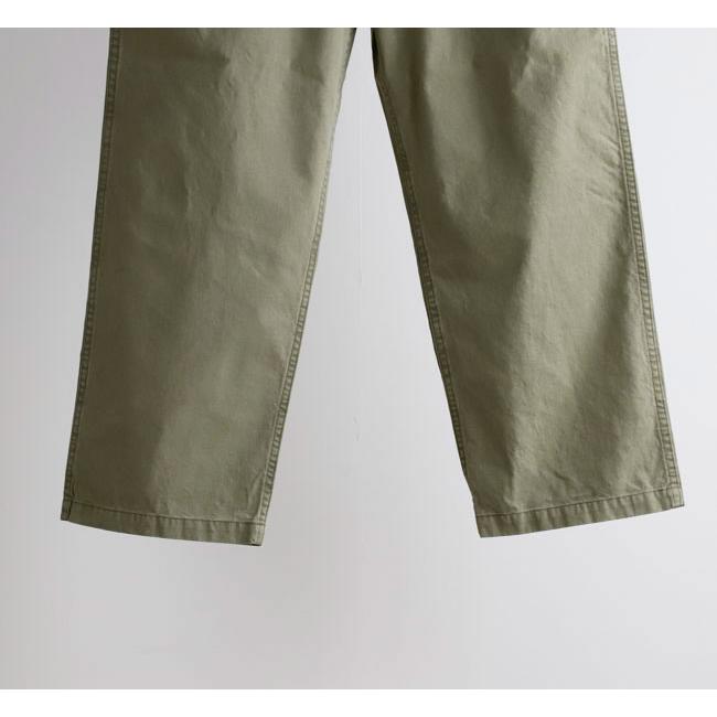 orslow オアスロウ 01-5103-M16 ヘリンボーン サマー ファティーグパンツ HERRINGBONE SUMMER FATIGUE PANTS GREEN |  | 07