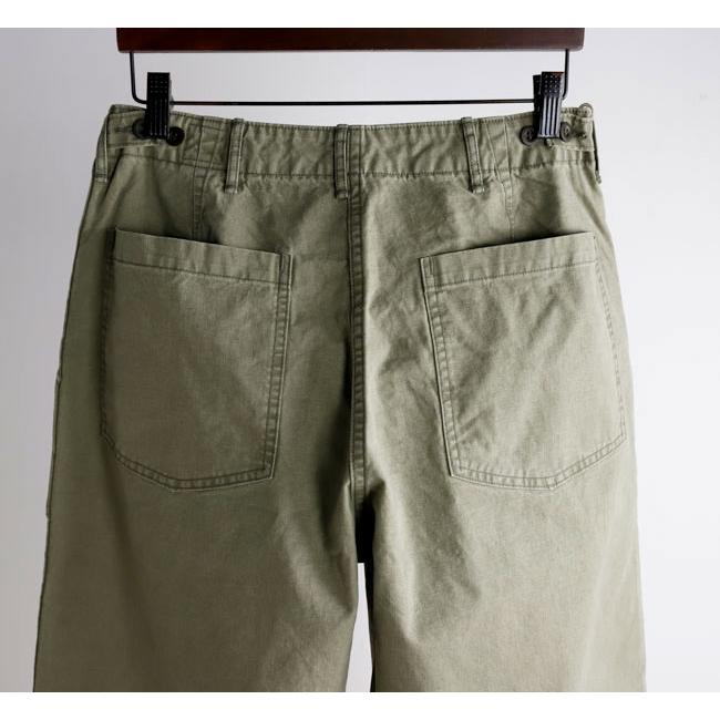 orslow オアスロウ 01-5103-M16 ヘリンボーン サマー ファティーグパンツ HERRINGBONE SUMMER FATIGUE PANTS GREEN |  | 09