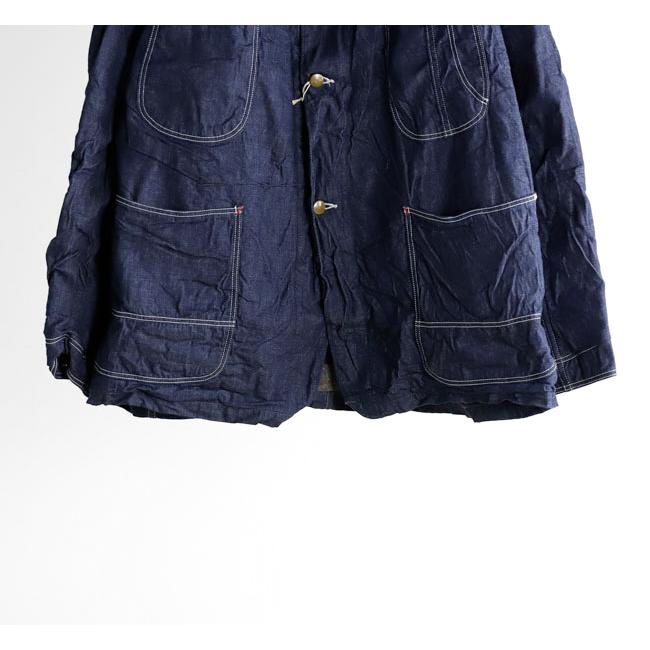 orslow オアスロウ 01-6144-81 ウール ライナー リラックスフィット デニム カバーオール ワンウォッシュ WOOL LINER RELAX FIT DENIM COVERALL ONE WASH |  | 10