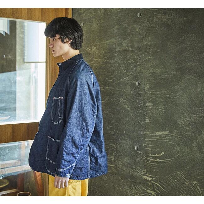 orslow オアスロウ 01-6144-81 ウール ライナー リラックスフィット デニム カバーオール ワンウォッシュ WOOL LINER RELAX FIT DENIM COVERALL ONE WASH |  | 02