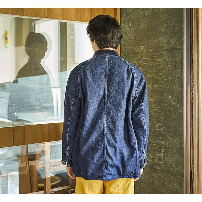 orslow オアスロウ 01-6144-81 ウール ライナー リラックスフィット デニム カバーオール ワンウォッシュ WOOL LINER RELAX FIT DENIM COVERALL ONE WASH |  | 03