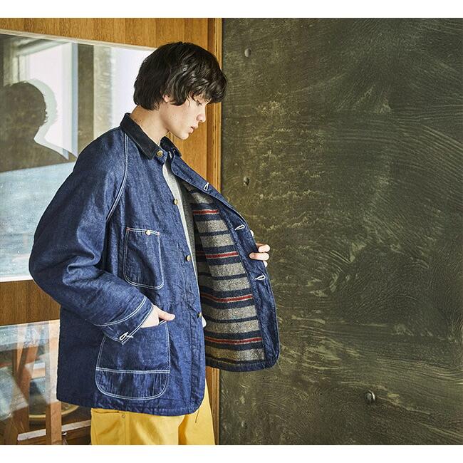 orslow オアスロウ 01-6144-81 ウール ライナー リラックスフィット デニム カバーオール ワンウォッシュ WOOL LINER RELAX FIT DENIM COVERALL ONE WASH |  | 05
