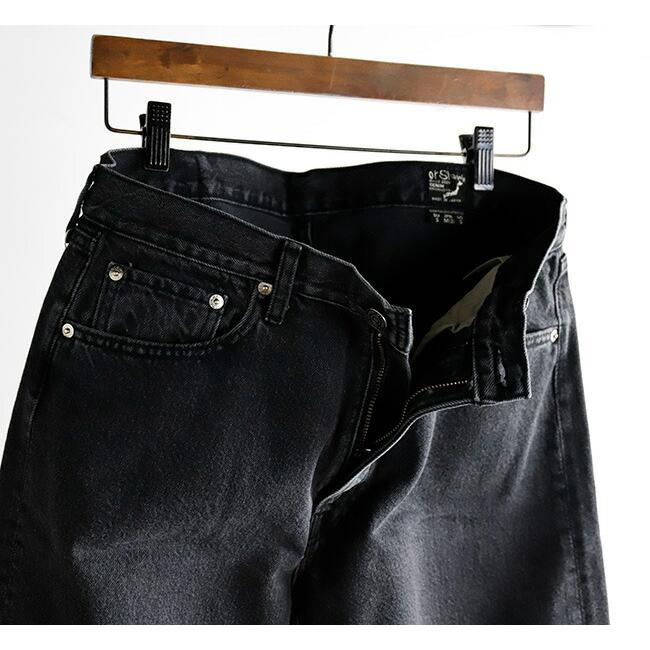 orslow オアスロウ 101 DAD'S FIT PANTS BLACK DENIM STONE orslow オアスロウ 101 DAD'S FIT PANTS BLACK DENIM STONE