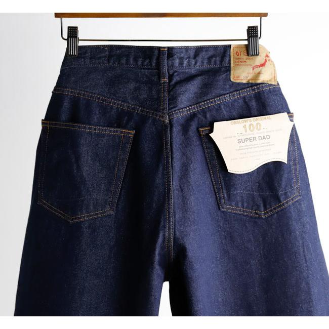 【美品】orSlow オアスロウ デニムパンツ サイズ1 orslow オアスロウ 01-1100W-81 スーパーダッド デニムパンツ