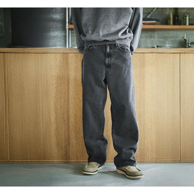 orslow オアスロウ 01-1100W-D61S スーパーダッド デニムパンツ ブラックデニムストーン SUPER DAD'S DENIM PANTS BLACK DENIM STONE | 
