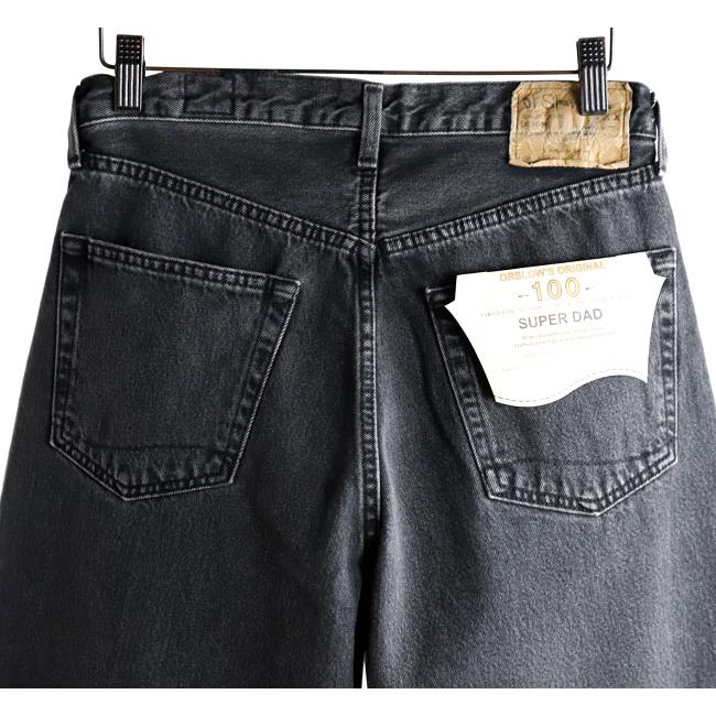 orslow オアスロウ 01-1100W-D61S スーパーダッド デニムパンツ ブラックデニムストーン SUPER DAD'S DENIM PANTS BLACK DENIM STONE |  | 12