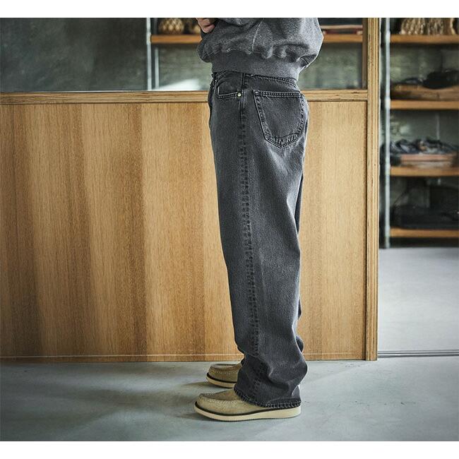 orslow オアスロウ 01-1100W-D61S スーパーダッド デニムパンツ ブラックデニムストーン SUPER DAD'S DENIM PANTS BLACK DENIM STONE |  | 01