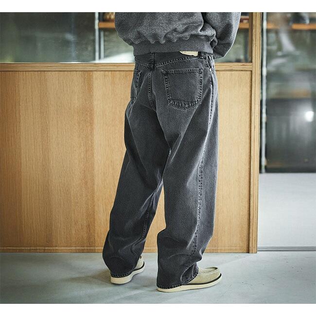 orslow オアスロウ 01-1100W-D61S スーパーダッド デニムパンツ ブラックデニムストーン SUPER DAD'S DENIM PANTS BLACK DENIM STONE |  | 02