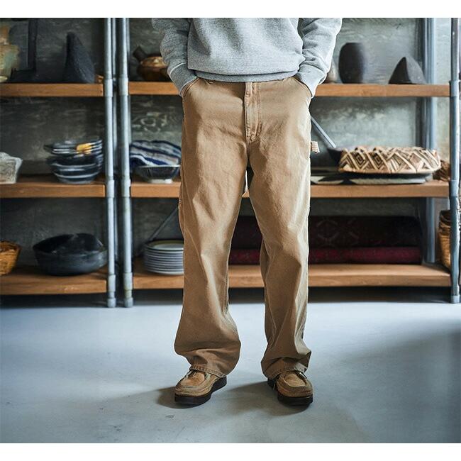 orslow オアスロウ 01-5328-53S ダッドフィット オックスフォードペインターパンツ ブラウン DAD'S FIT OXFORD PAINTER PANTS BROWN | 